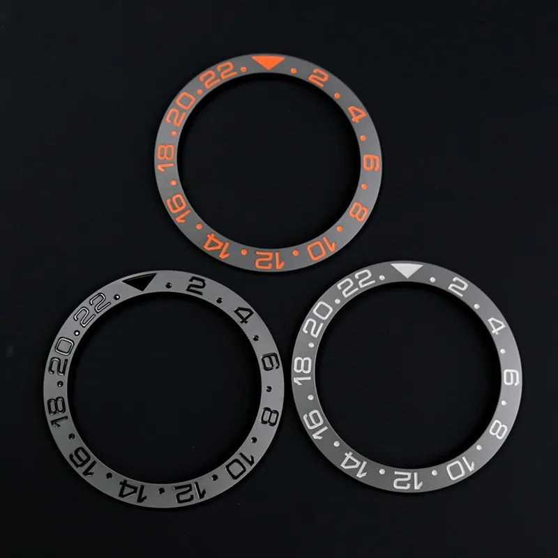 38mm Frosted Ceramic Bezel Insert Watch Repair Replacement Mod Part