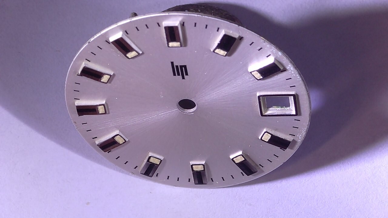 Lip Watch Diameter 27.50 Mm An Old Metal Dial