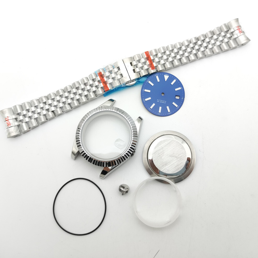 41mm NH35 Case + Dial 31mm + Hands for NH35 Movement Watch Accessories