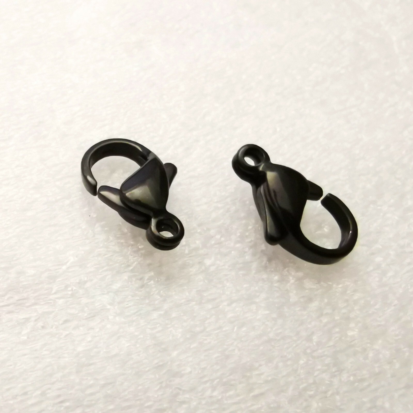 Black Lobster clasp stainless steel 11mm/12mm hook Suitable for all kinds of DIY