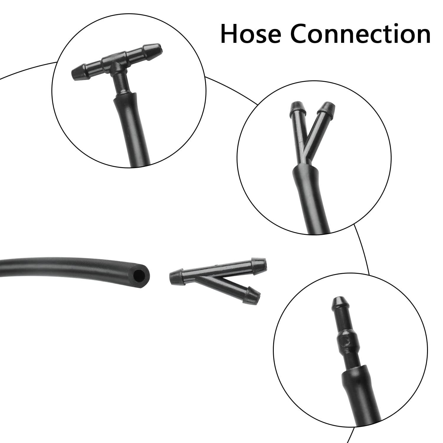 Windshield Washer Nozzles Kit Replacement for Chrysler Dodge Ram, Windshield …