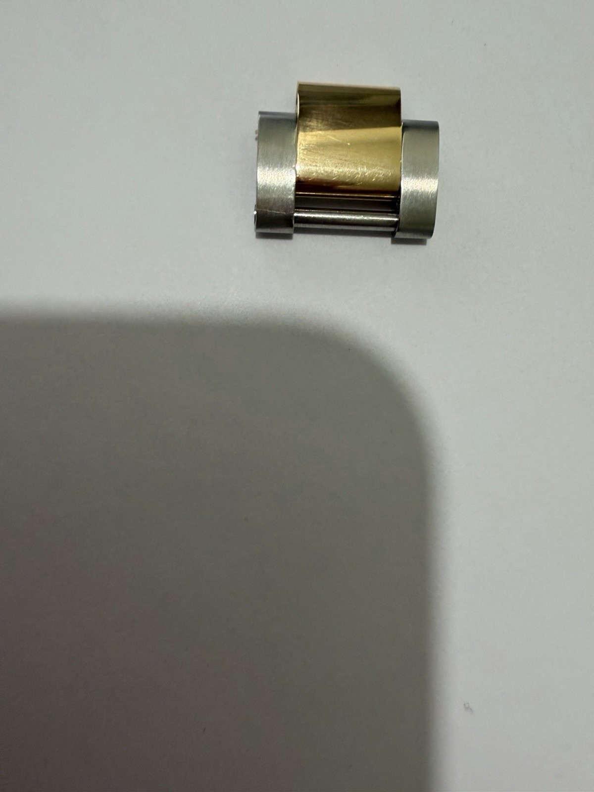 Genuine 15.5 mm 18k Yellow Gold And ss Removed From Rolex Date Adjust 126333