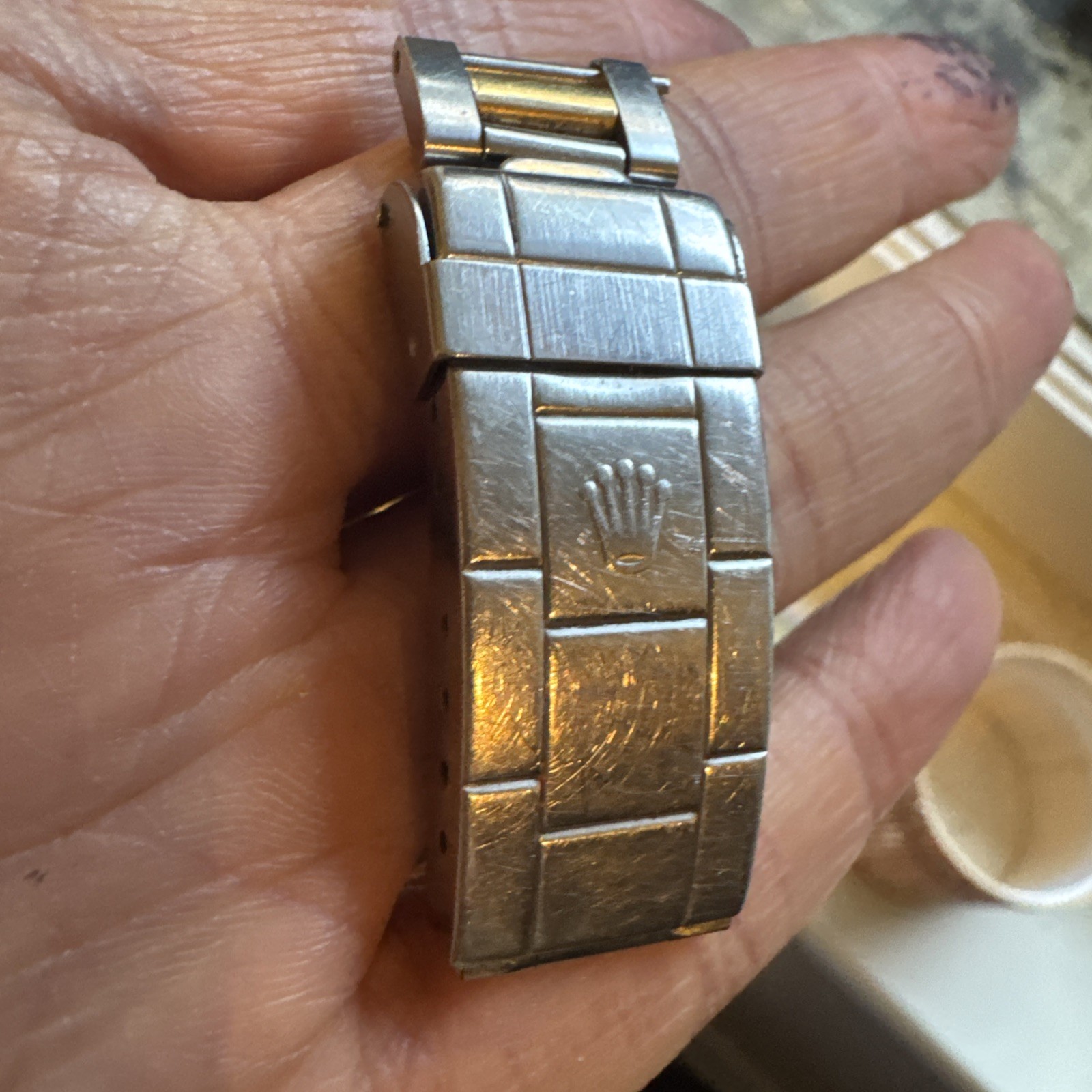 Vintage Rolex 93153-18 16613 16803 Submariner clasp SX2 Circa 1993 (C)