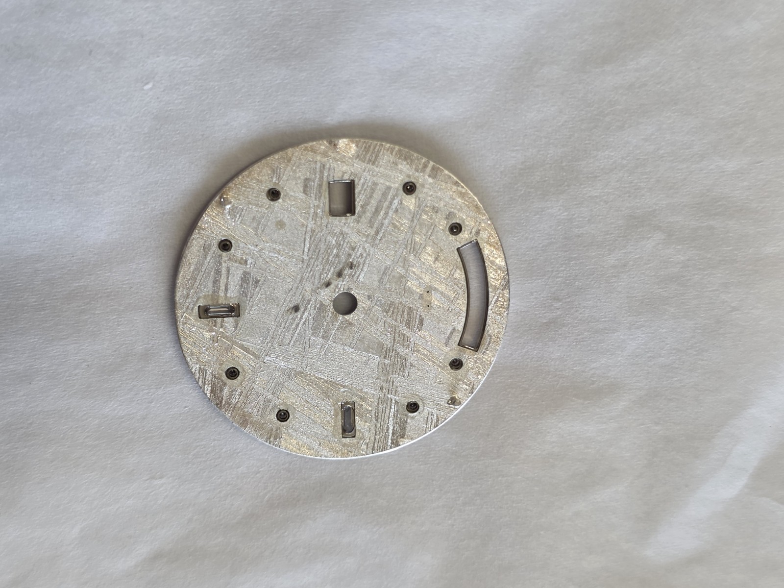 Custom Meteorite Diamond Dial for Rolex White Gold Day-Date 18239 118239 36mm