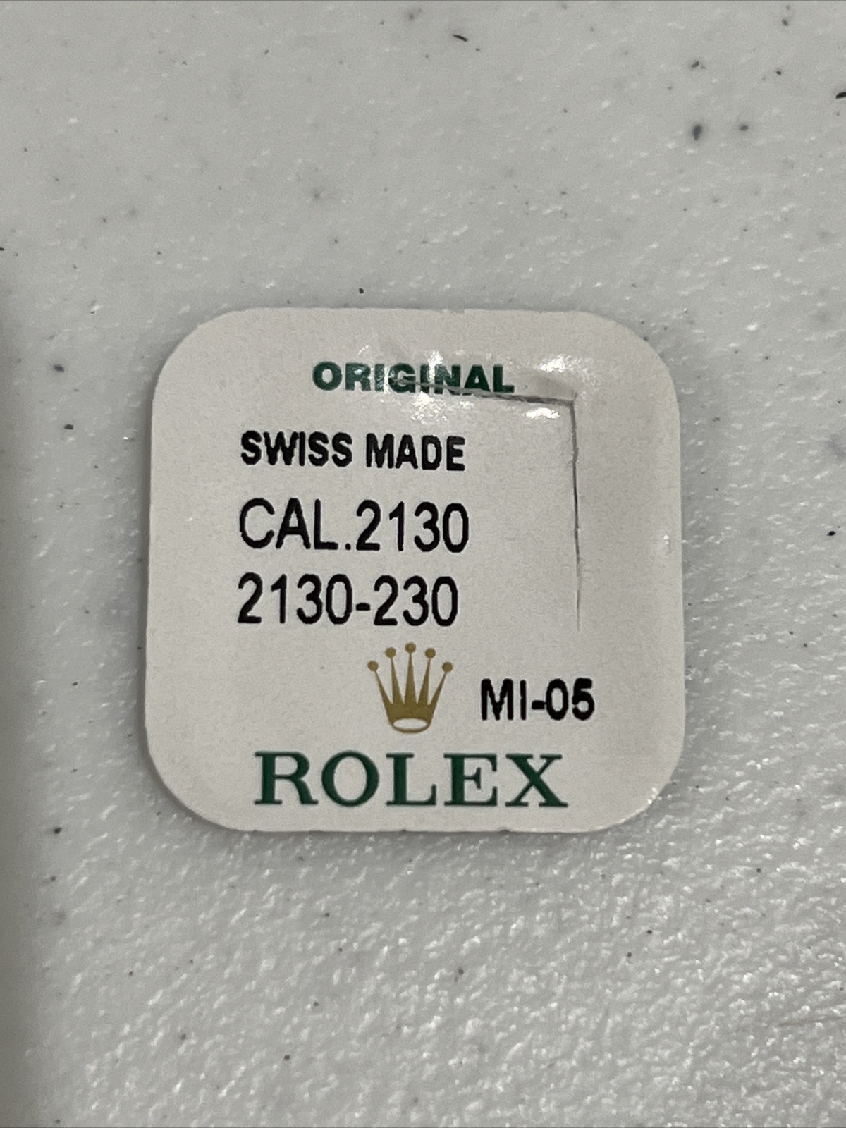 Rolex Jumper For Setting Lever 2130 230 Authentic Original New One Piece