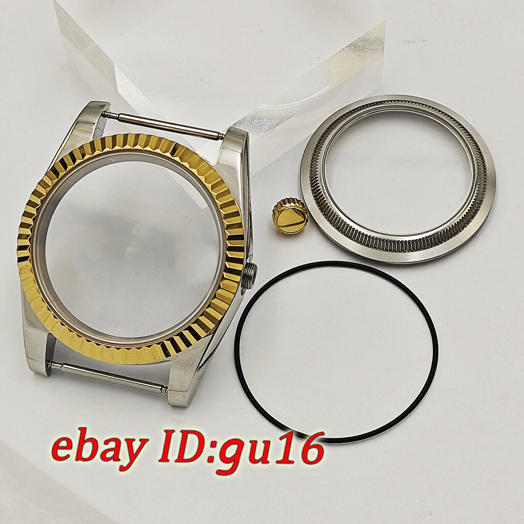 36mm 39mm watch case gold silver fit NH35 NH36 Miyota 8215 ETA 2824/2836 DG2813