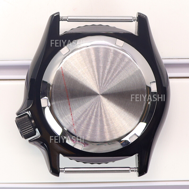 Black Steel Watch Case parts Skx007 mod Chapter Ring For Seiko nh34 NH35 nh36 38