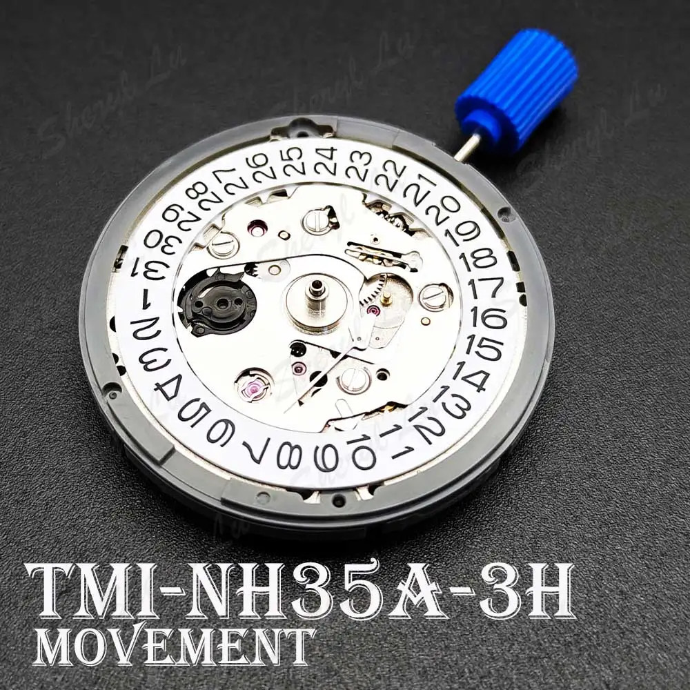 ZHUOLI TMI NH35A Automatic Watch Movement 21600 BPH 3 O’Clock Date