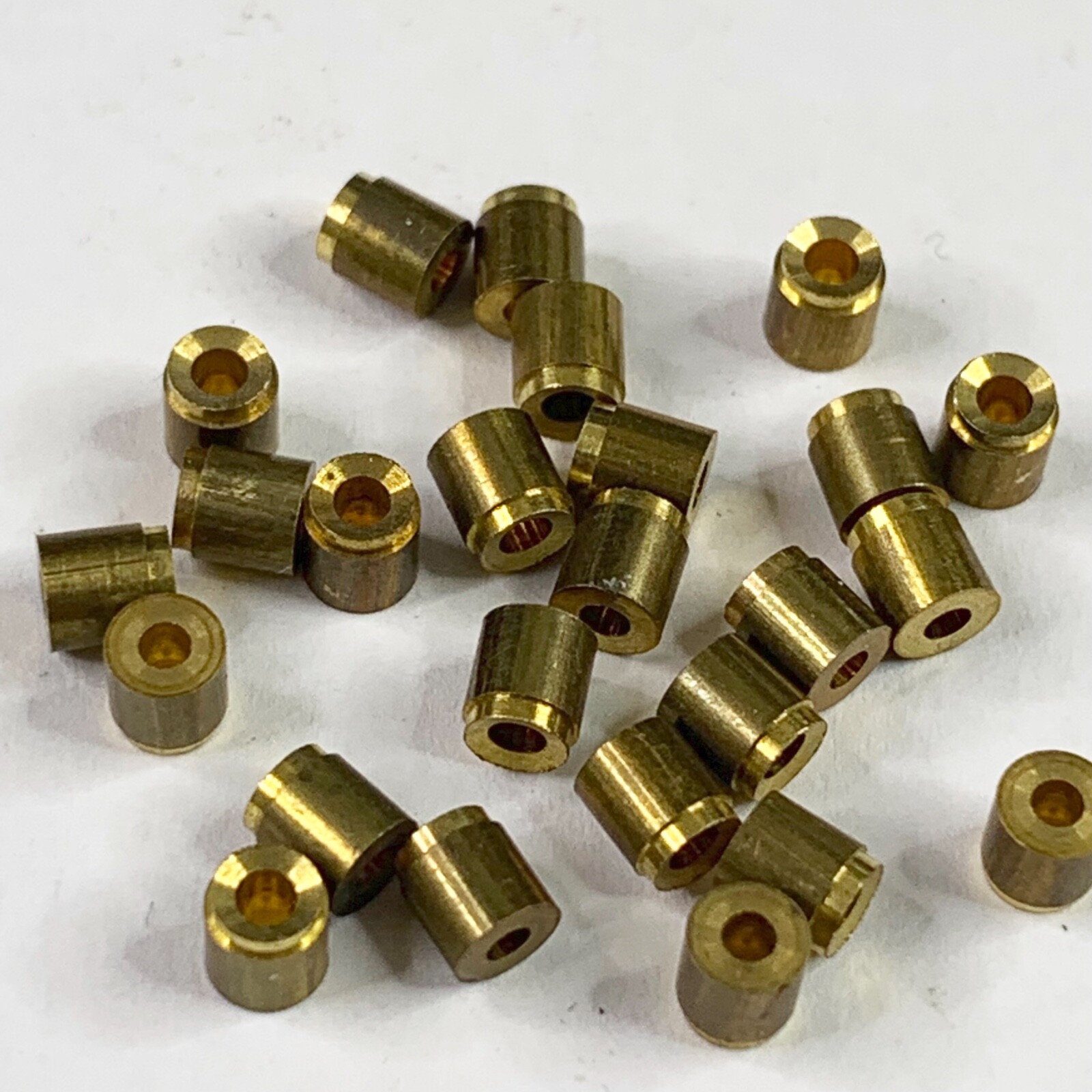 25 Watch Parts 3mm Steampunk Altered Art Watchmaker Lot Cylinder Bronze Bronze