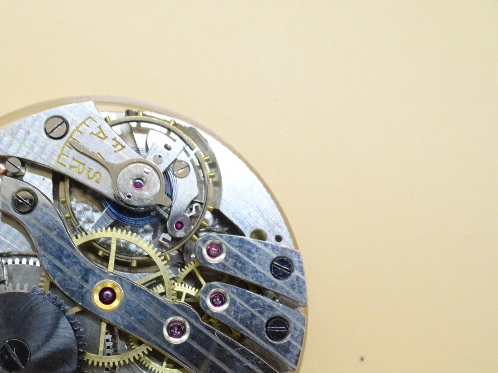 unver watch movement dial,hands17 jewel mit funktion for parts (Z57)