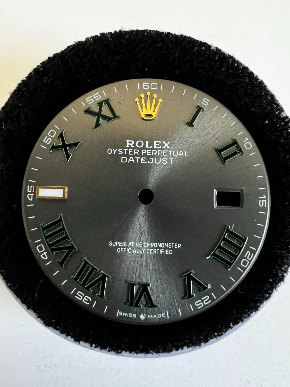 Rolex Datejust 41mm Custom Wimbledon/ Yellow Gold Roman Markers Dial