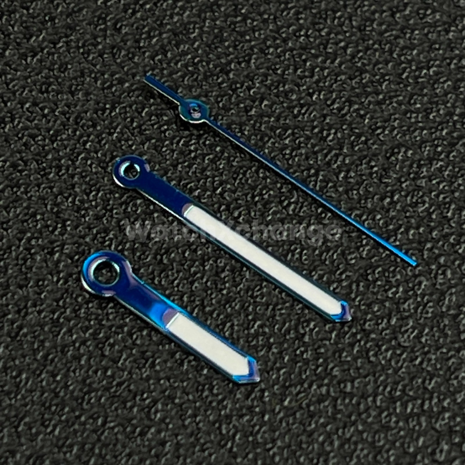 Blue & White Arrow Sword Watch Hands For Seiko VX12 VX32 VX43 Quartz Movement