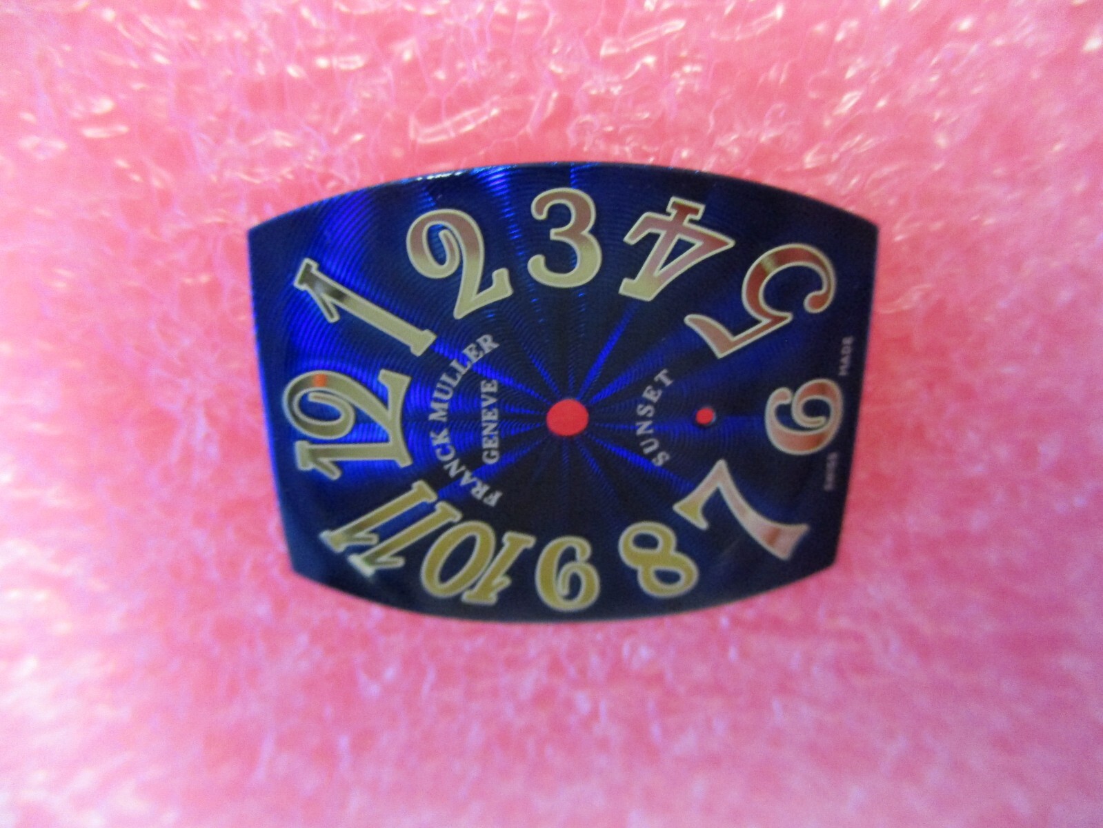 FRANCK MULLER Geneve SUNSET Blue Tonneau Dial Approximately 23.1 mm x 27.9 mm