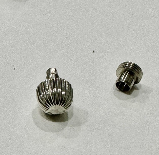 Generic 5.15mm S/S Screwdown Crown & Tube To Fit Breitling Chronomat Watch