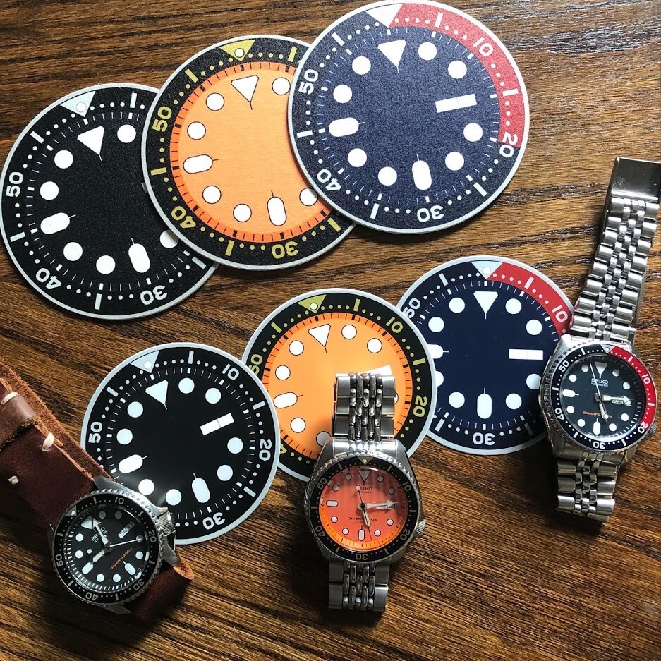 SEIKO SKX Super Dial Pack – Stickers, Coasters! SKX007 SKX009 SKX011 Watches