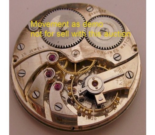 Pocket Watch Longines 18.79 15 jewels part: wheel for the second, long pivot