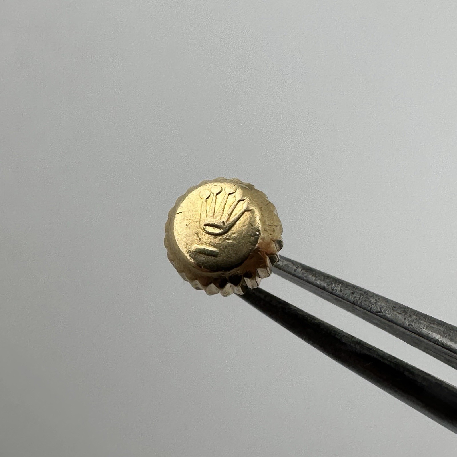 Rolex Watch Crown 18K Yellow Gold 5.2mm Original Authentic Rolex Part