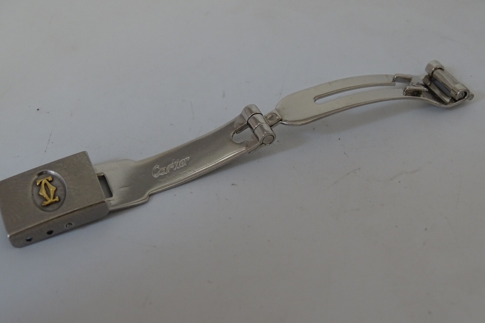 Cartier Santos Deployment Clasp 18k & Stainless Steel Original 10mm