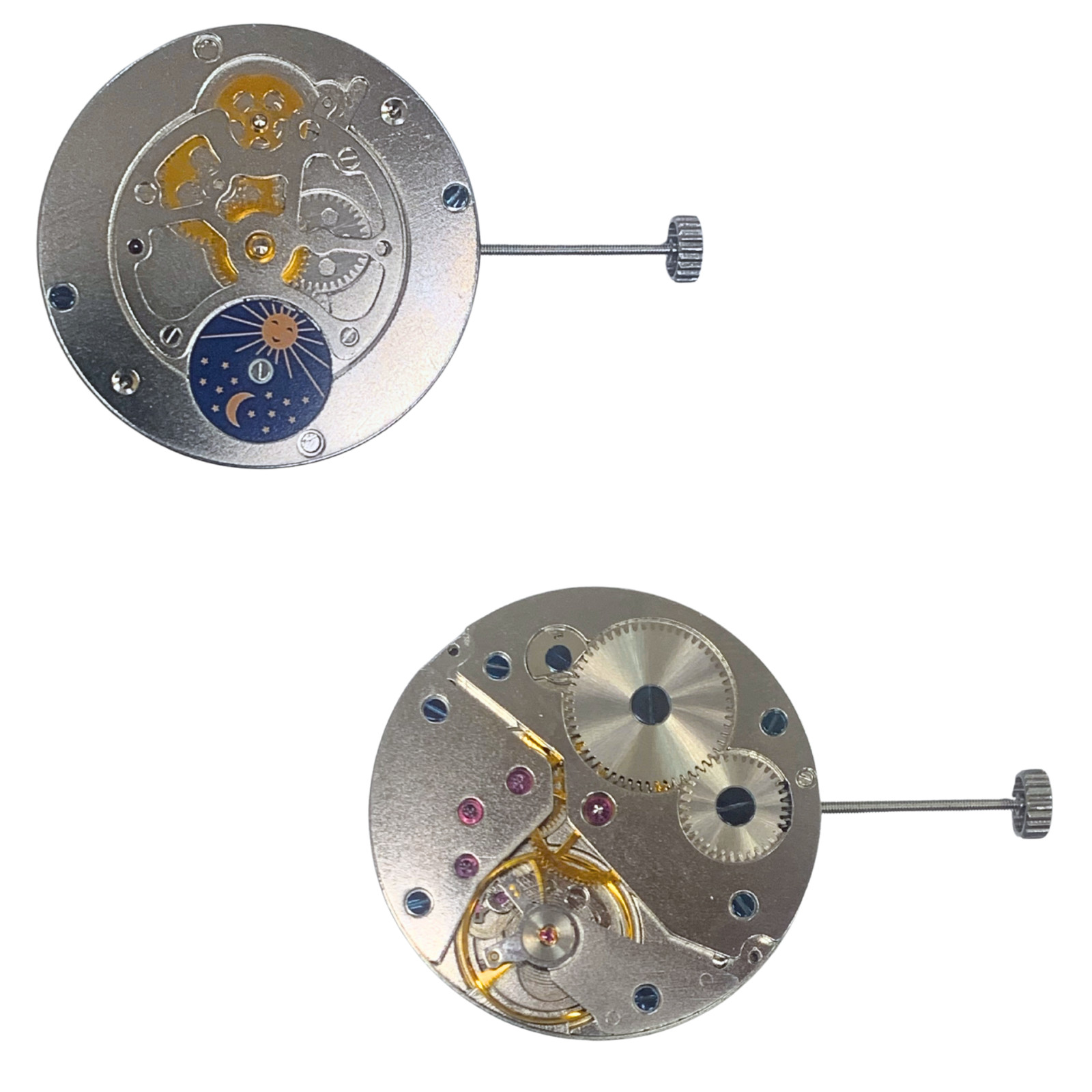 Sun & Moon Watch Movement Model 9120 | 2 Eyes | 37.2mm | 17 Jewels