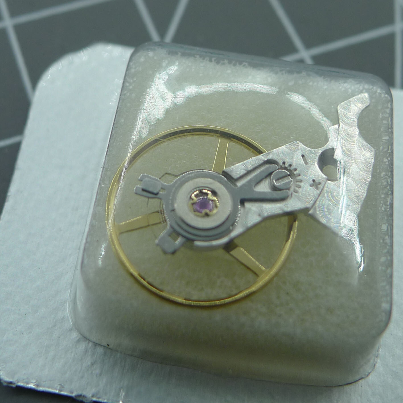 Silver Carved Complete Balance Wheel with Splint for Movement ETA 2824 2834 2836