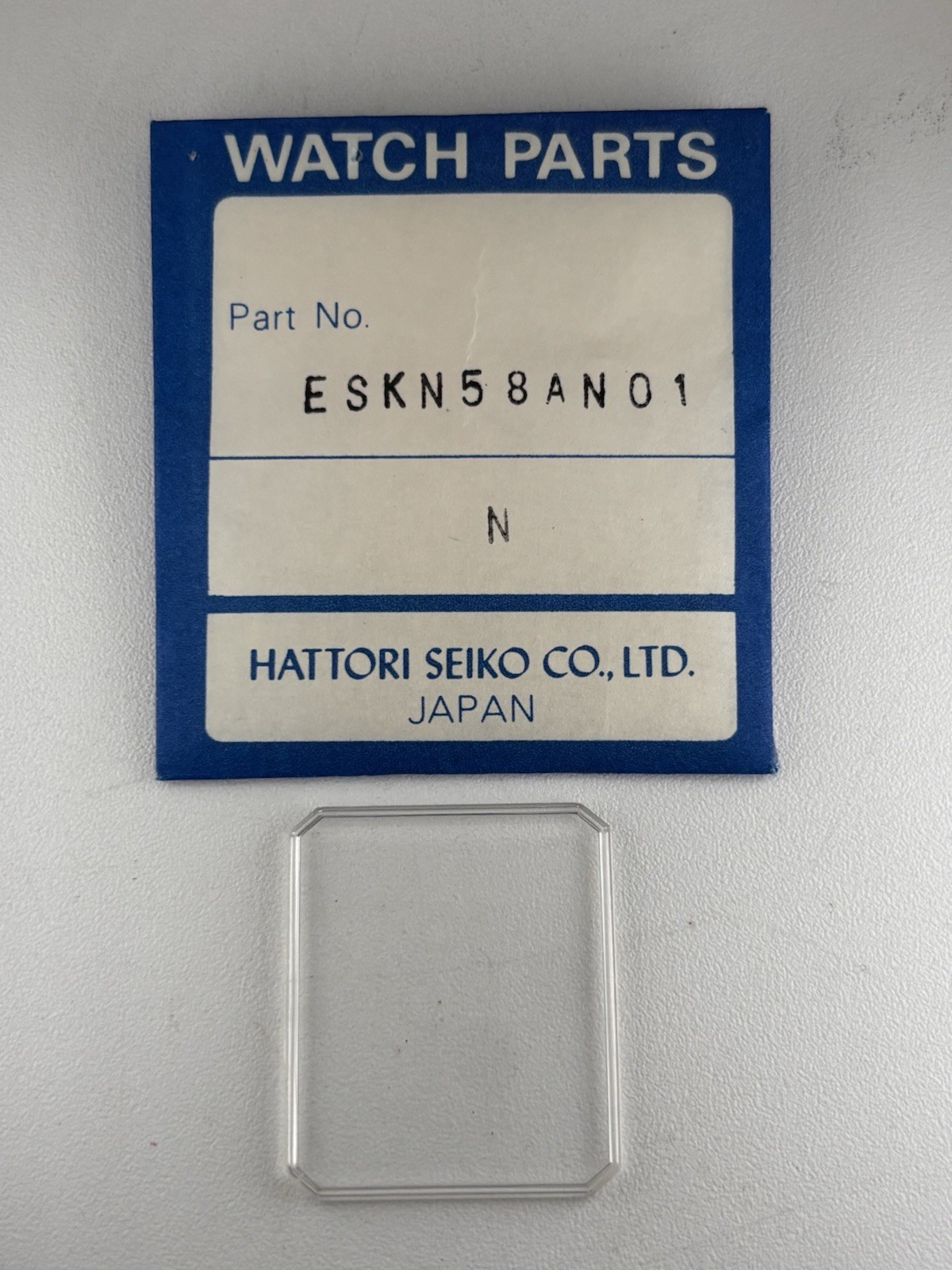 Genuine Seiko Watch Crystal ESKN58AN01, NOS