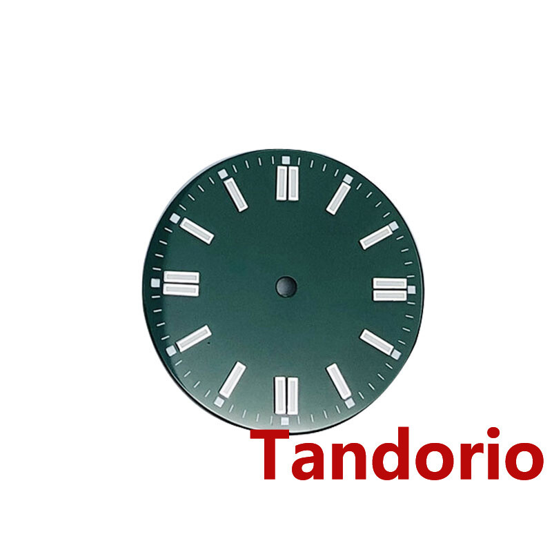 29mm black silver blue green orange yellow watch dial luminous fit NH35 NH36