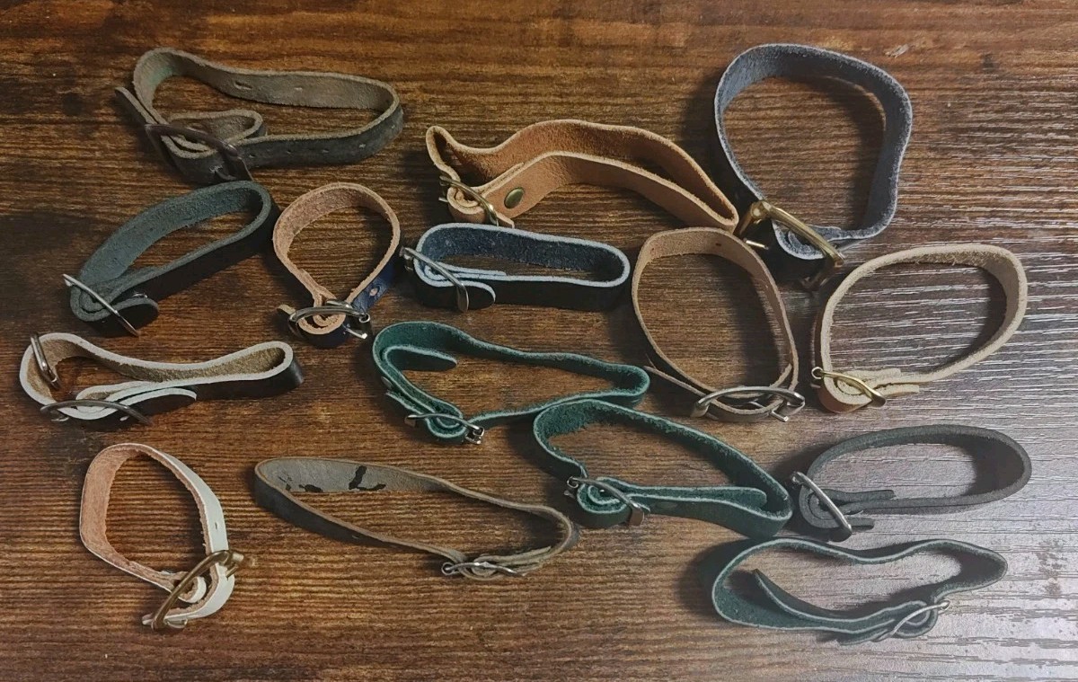 Leather Straps (15) W Buckle Assorted
