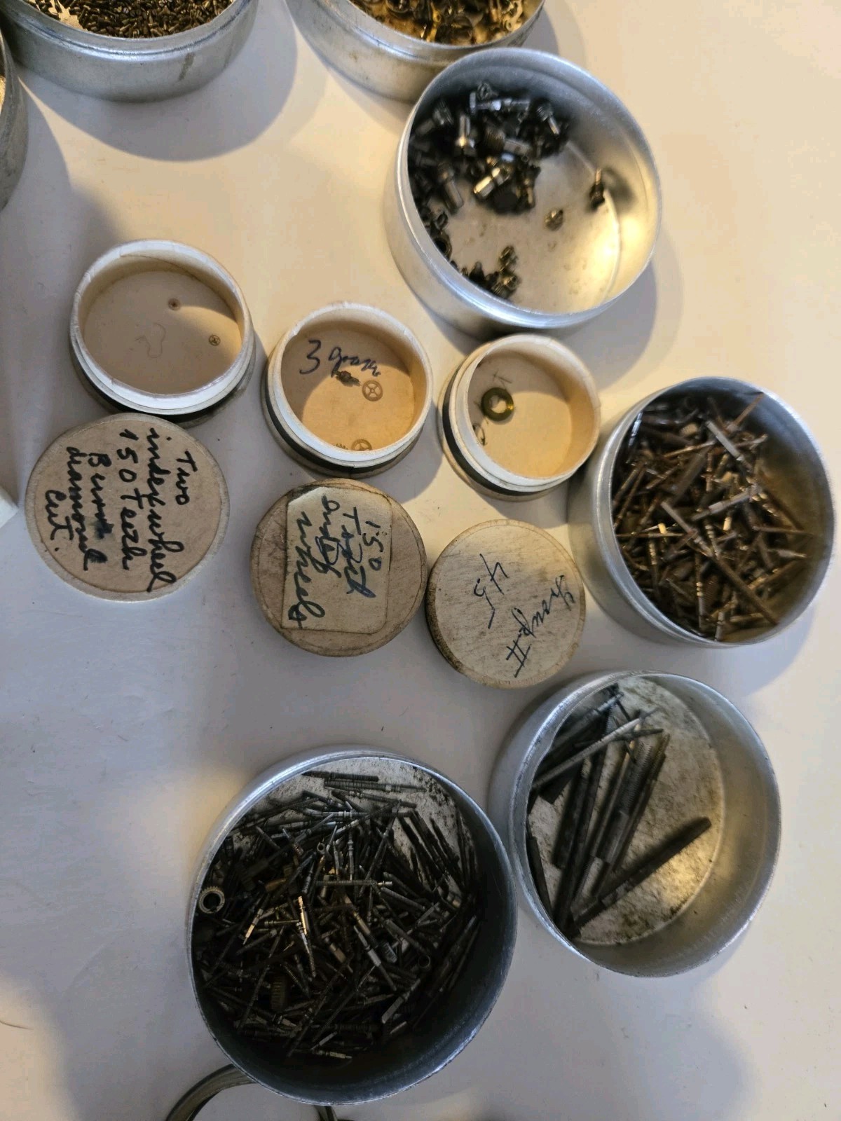 Vintage Watchmakers Part’s Estate Watch Repair Parts Bulk Lot #2.