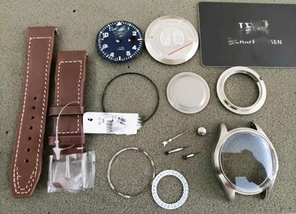 40mm 316L Mark 17 Style Case & Band Kit For ETA2824 No Movement