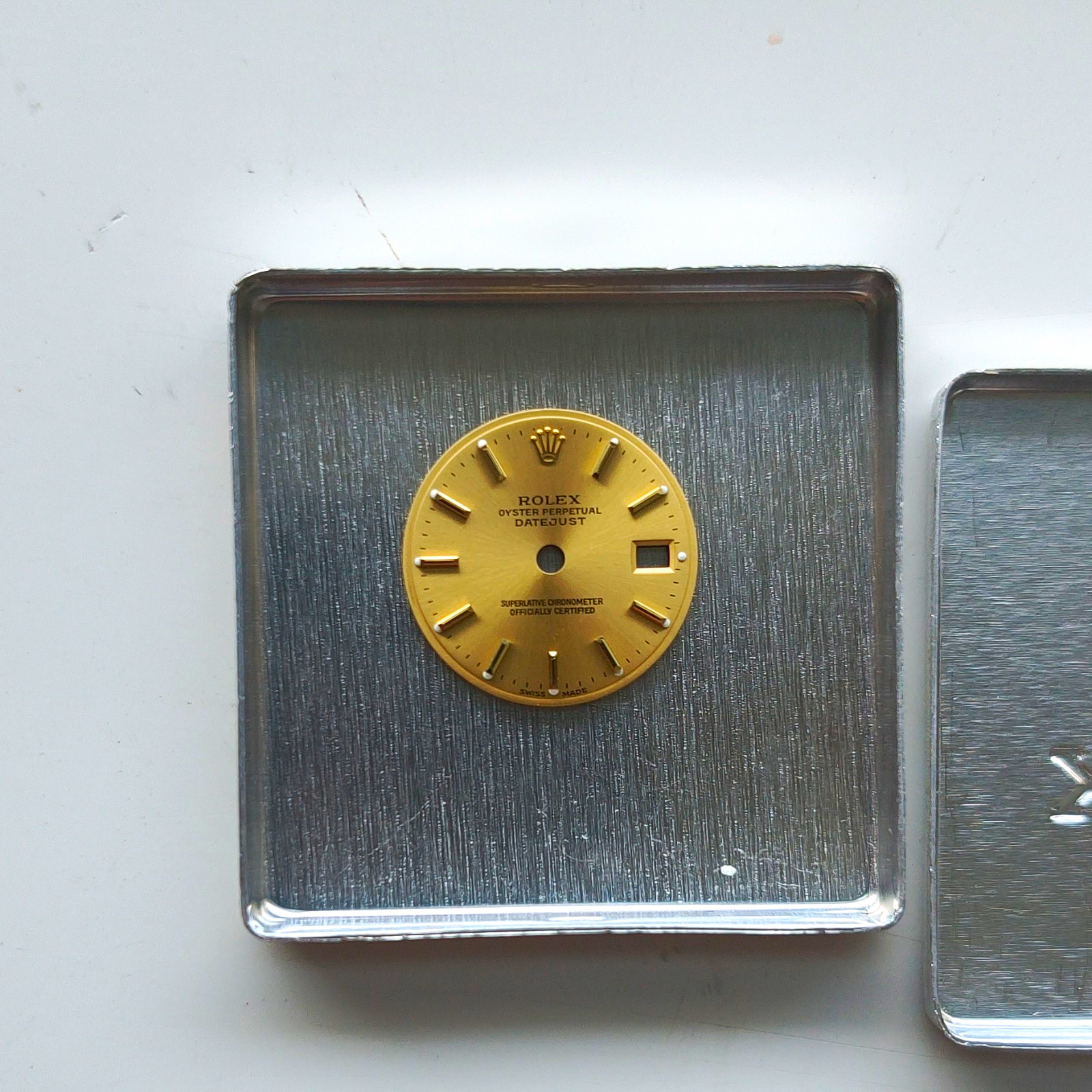 Rolex Ladies Gold Dial, Non-Numeric Hour Marks for Rolex Datejust Watch (Rolex)