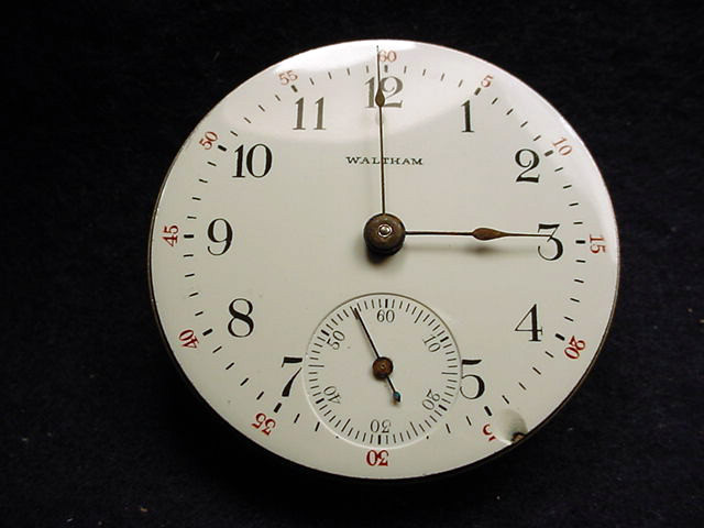 WALTHAM 18 SIZE MOVEMENT–LOOK AT PHOTOS FOR DETAILS! #317