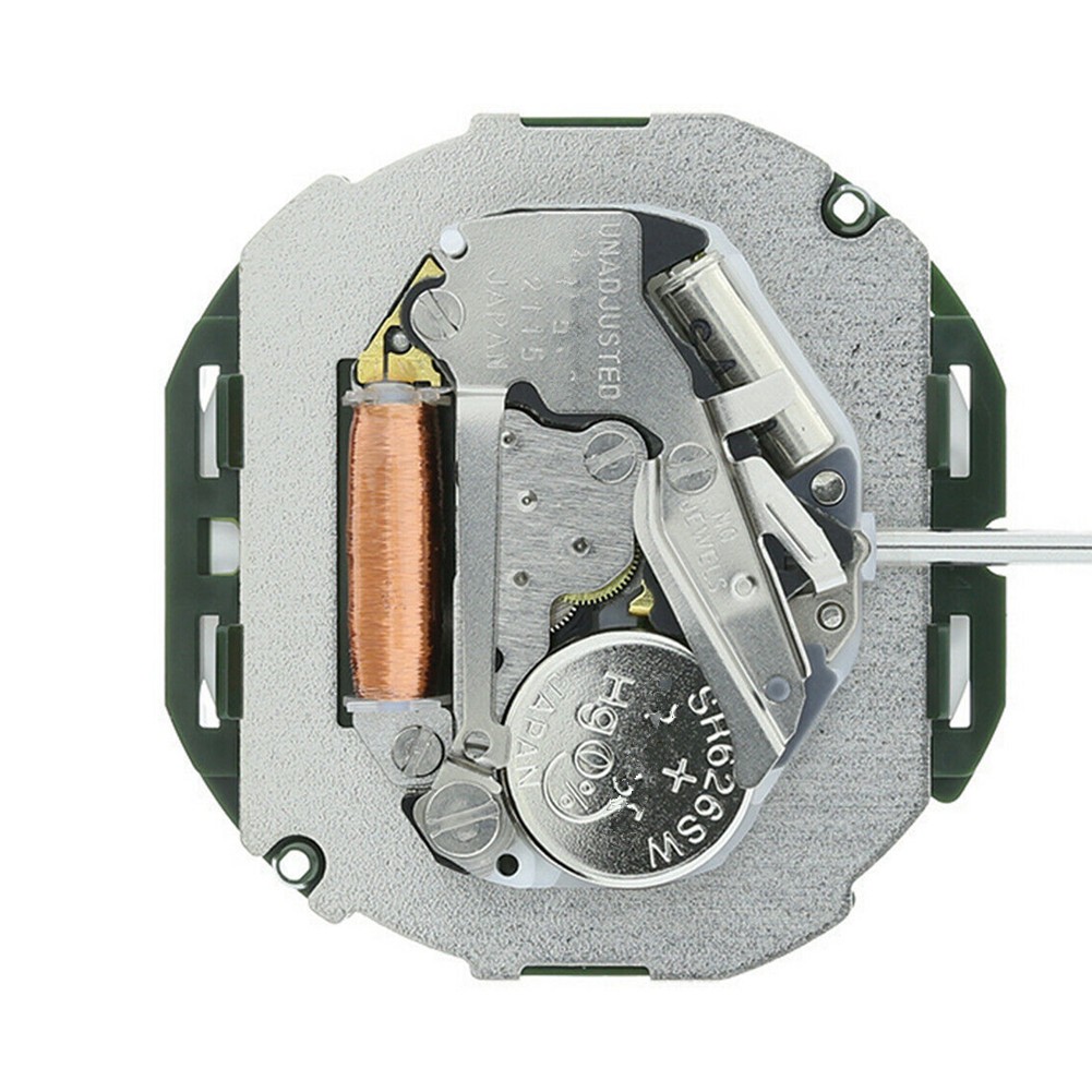 23.3mm 3-Hand Calendar At 3 Quartz Watch Movement with Battery For Miyota 2115 B