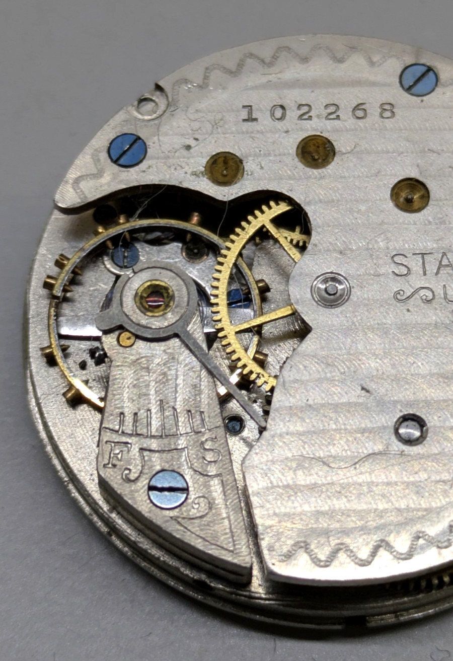 ☑️NEW YORK STANDARD USA WATCH COMPANY 102268 GRADE Excelsior Chronogrph Est 1912