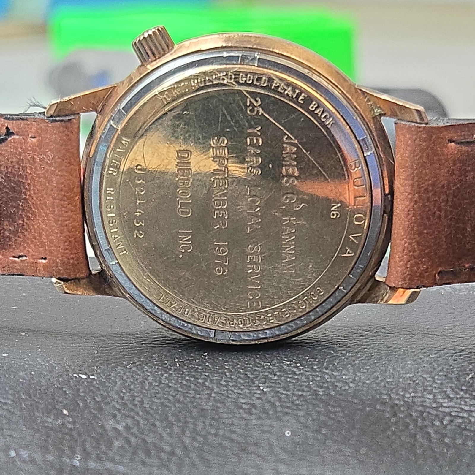 1975 Accutron Runs Great Movement 2181,Rose Gold Beautiful Dial