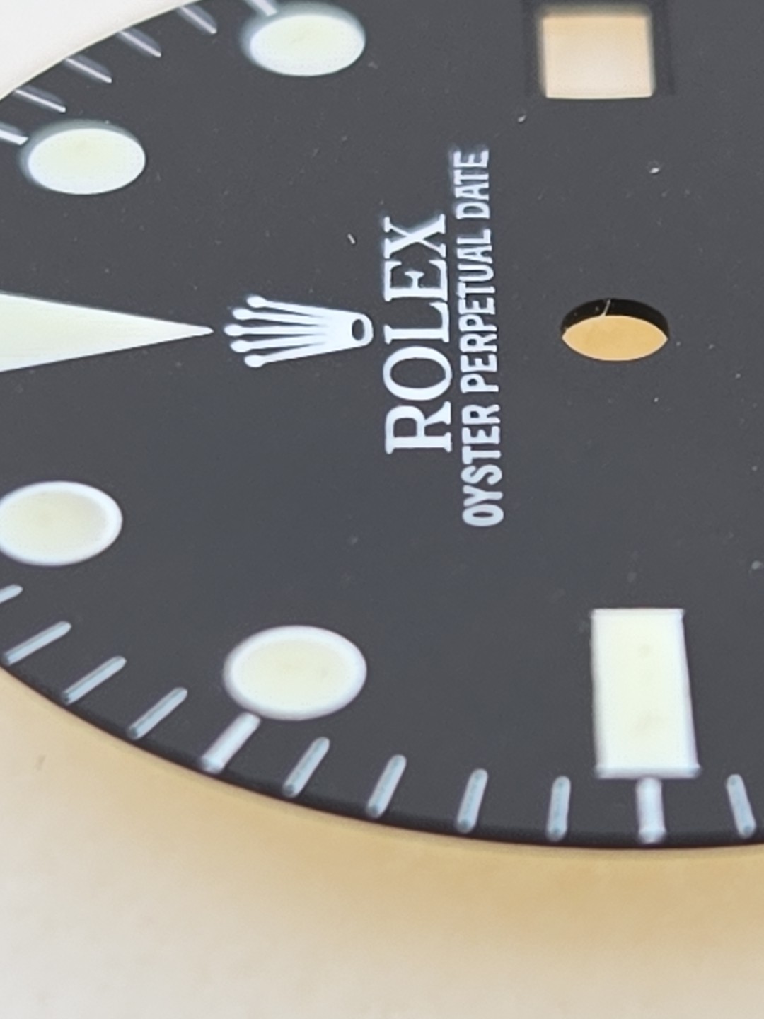 Rolex Dial , Sea Dweller 1665, Service Dial , Green Glow , NOS