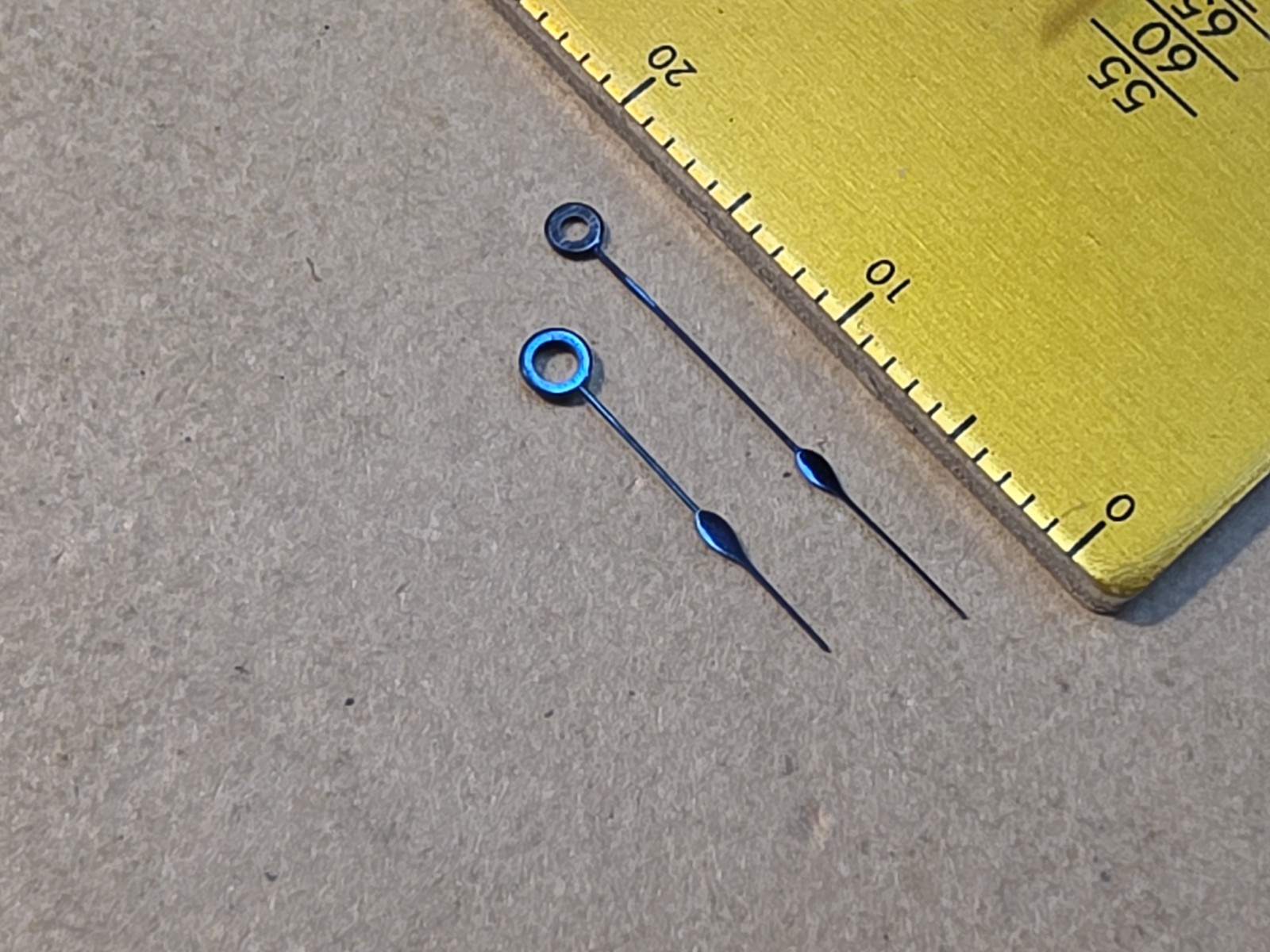 Set Of Vintage NOS Waltham Or Elgin 6s Pocket Watch Blue Fine Spade Hands-150/90