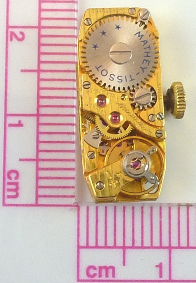 Vintage Mathey – Tissot Movement – 17 Jewels – Parts / Repair