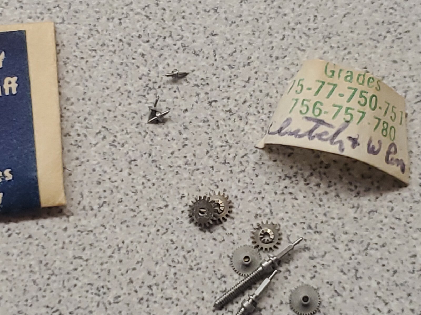 Lot Of Factory NOS Hamilton 21/0 Parts For Grades 75, 77, 750, 751, 756, 757,…
