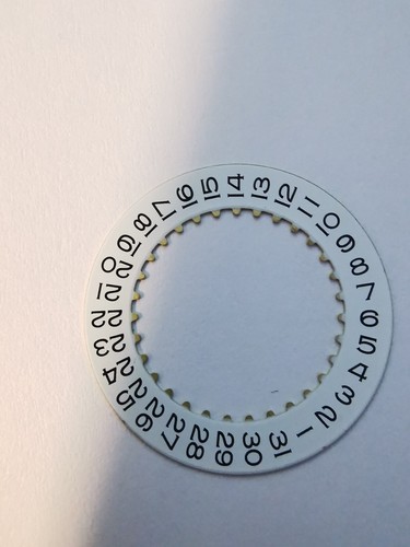 Date Disk Calendar Wheel For Rolex 3135 Inc Submariner 16610 Cal 3135 Datejust