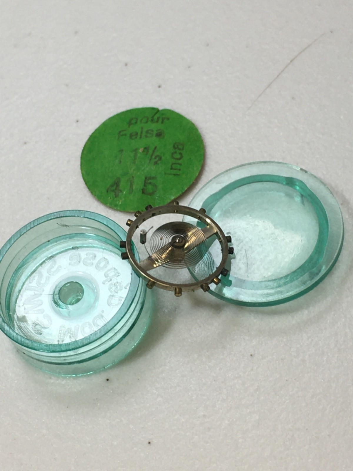 FELSA 415 Balance Complete Wrist Watch Part #721 New Old Stock