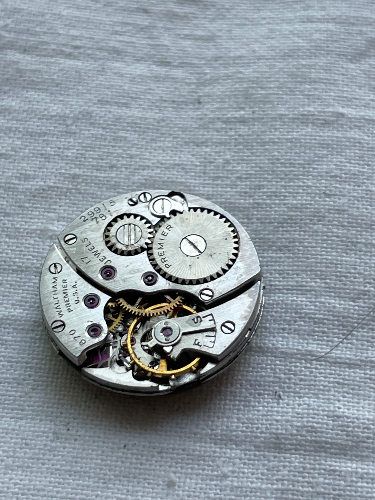 Waltham Premier 870 – movement for ladies watch AS IS, lot 1405