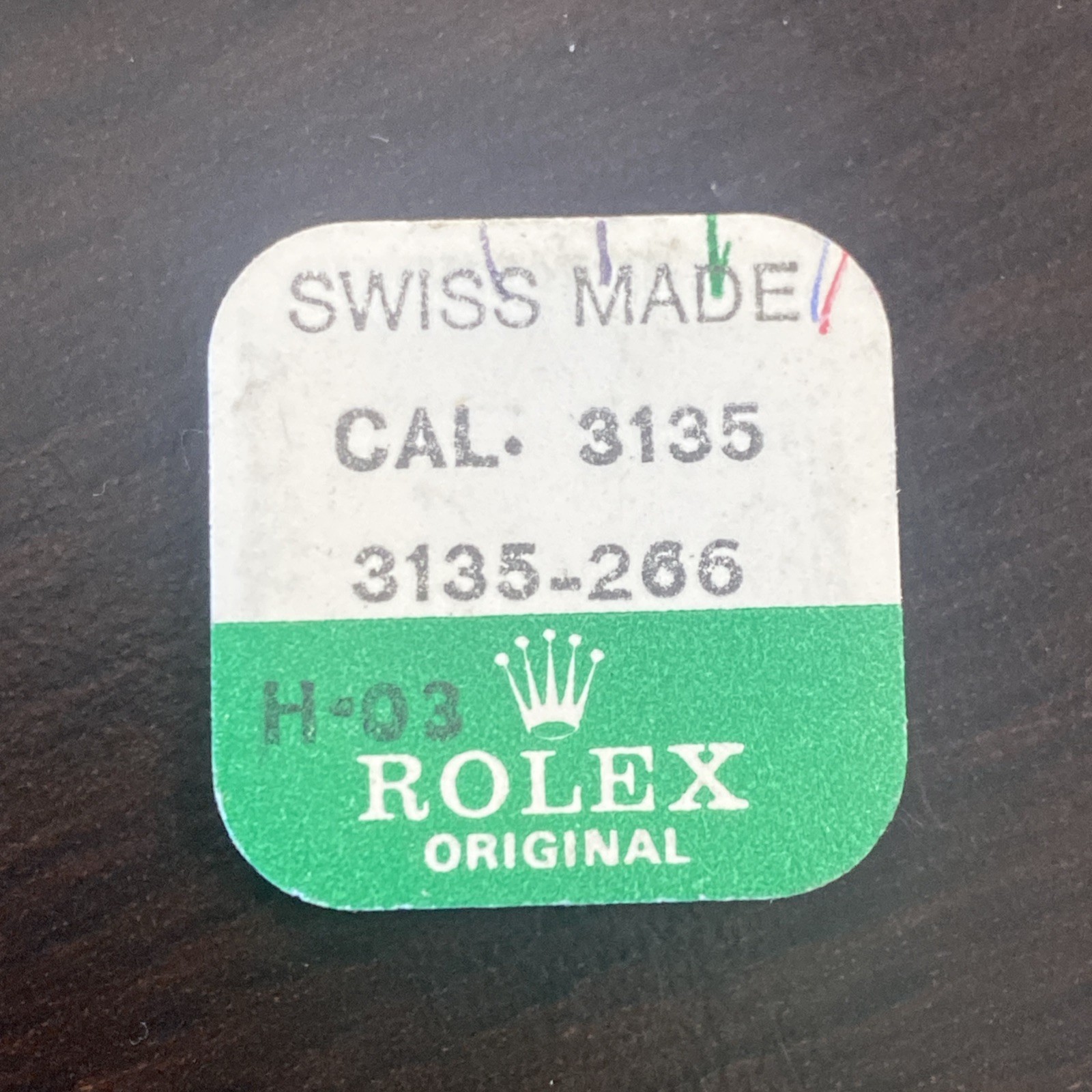 New Genuine Rolex Caliber 3135 Part 266 Original Yoke for Setting Wheel 3135-266