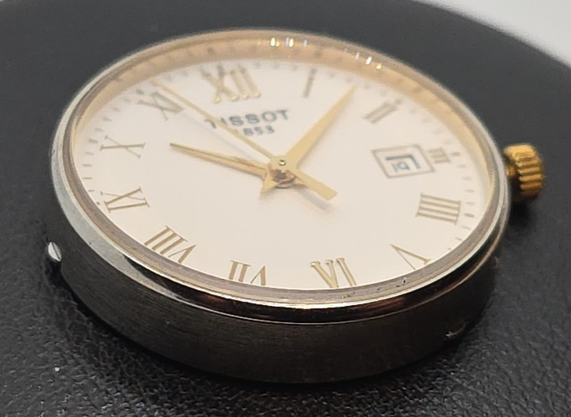 Tissot eta 956.112 movement block complete with glass, dial, gearbox etc