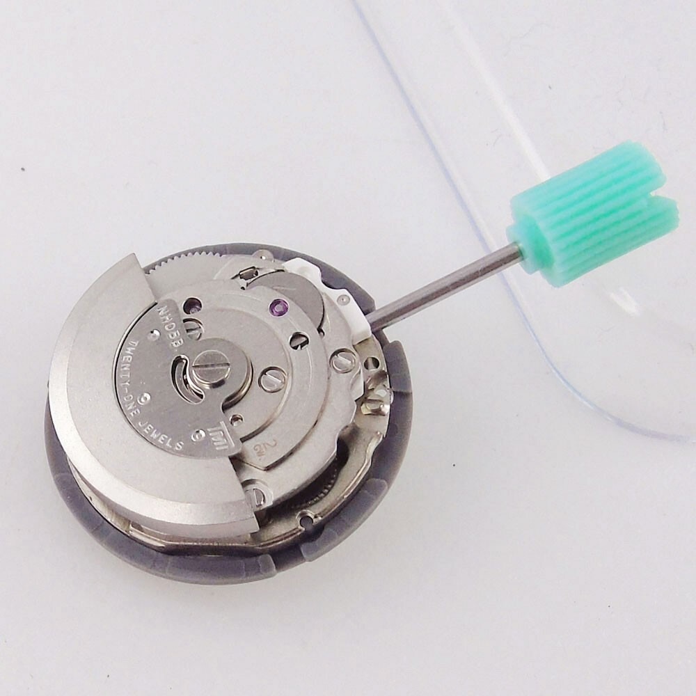 Original Japan 21 JEWELS Mechanical NH05A Watch Movement For Women White Date