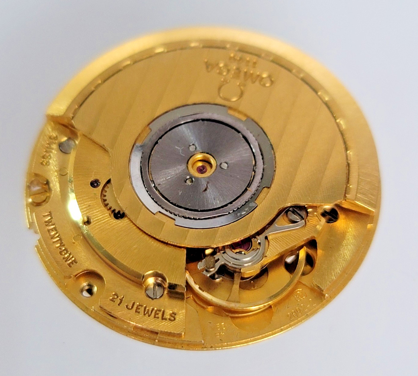 Omega Cal 1140 Automatic Movement 21 Jewels Day Date Swiss Watch Part – G60