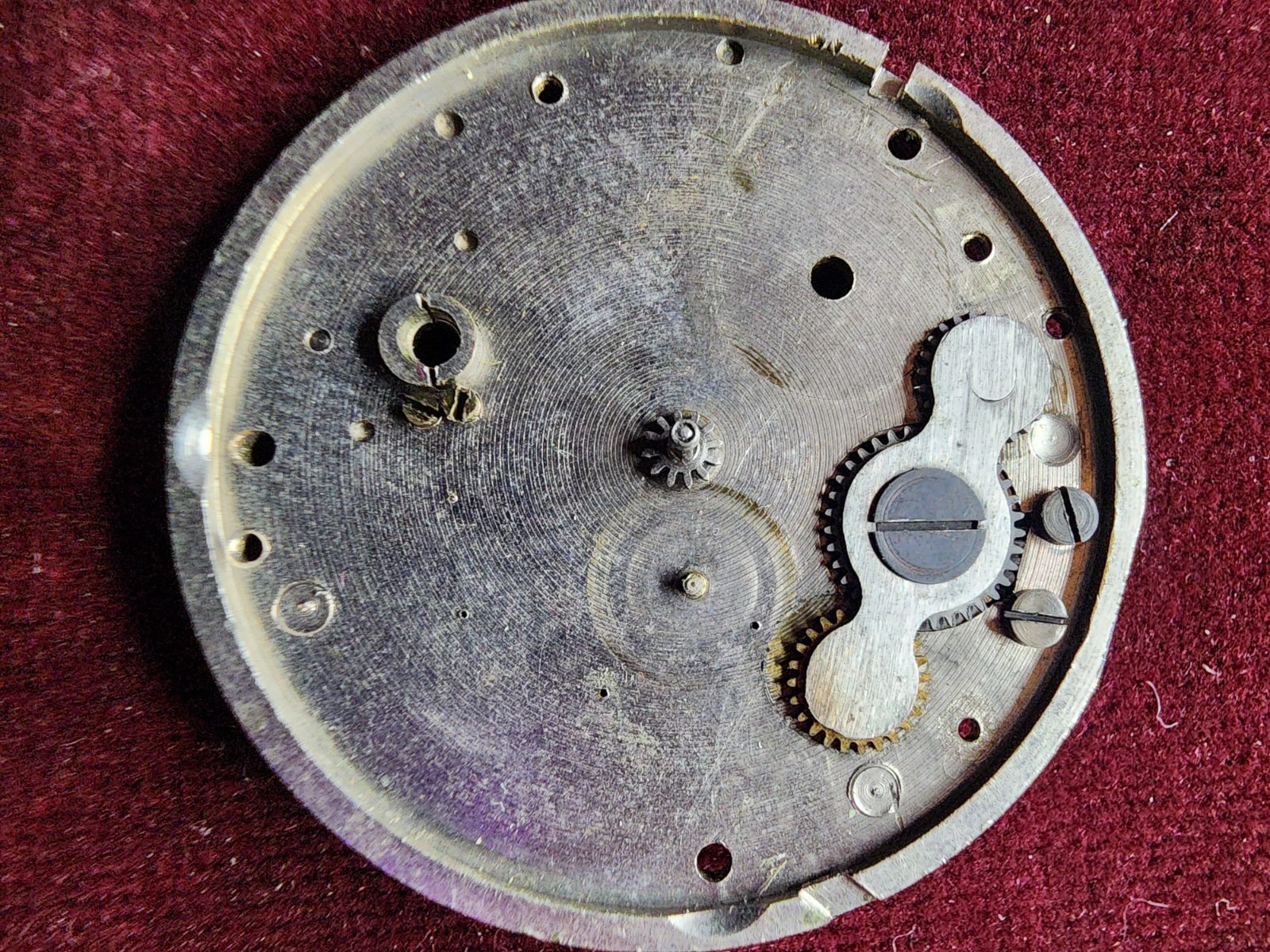 Vintage New York Standard Watch Co. 11.5A Pocket Watch Movement – Partial – USA