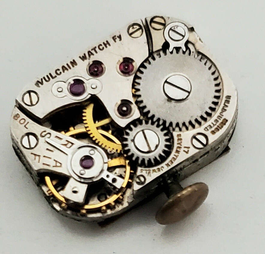 Wyler Special Vulcain 17 Jewels Ladies Watch Movement for Parts or Repair