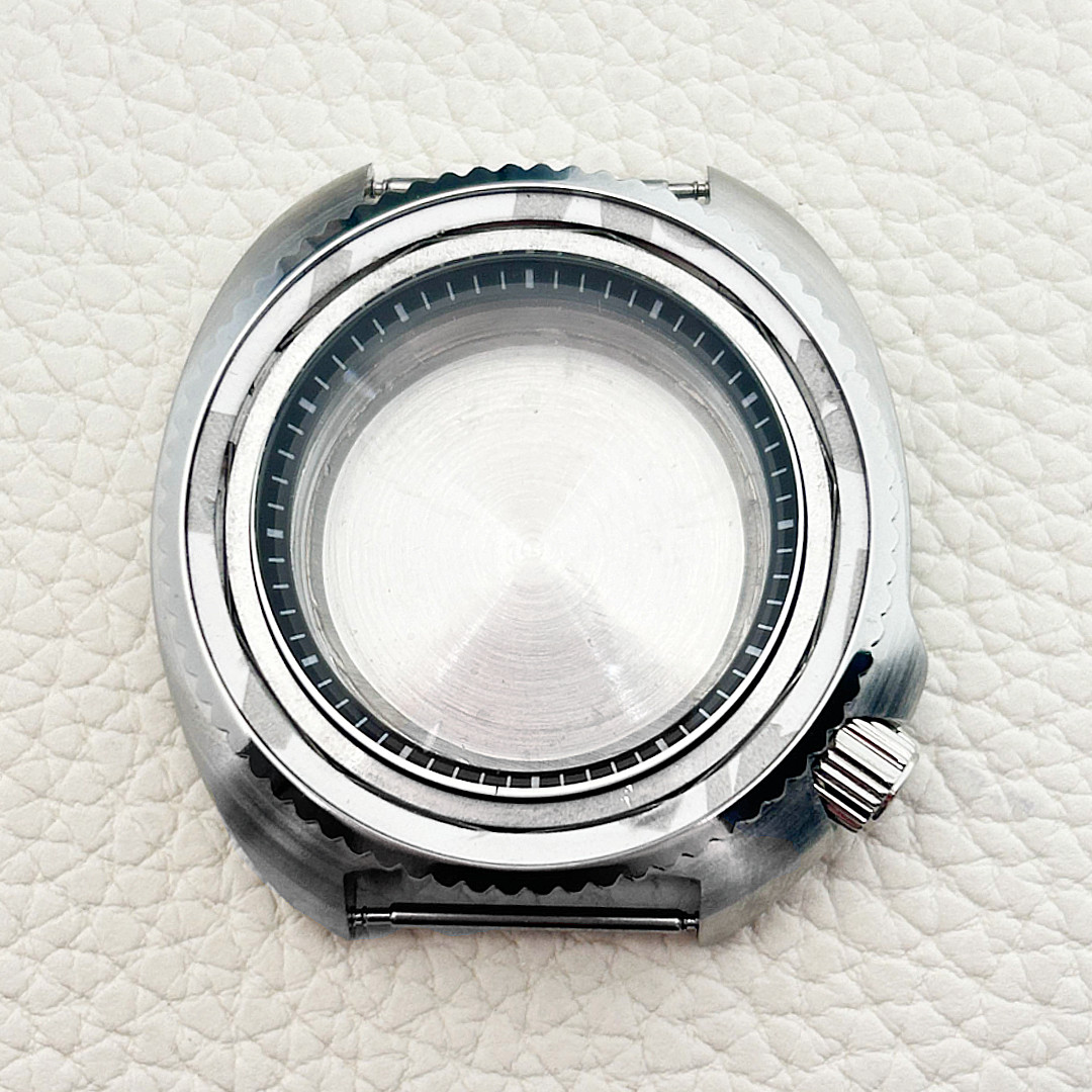 42mm turtle Watch Conversion Case For NH35 NH36 38 Mod Movement Sapphire Glass