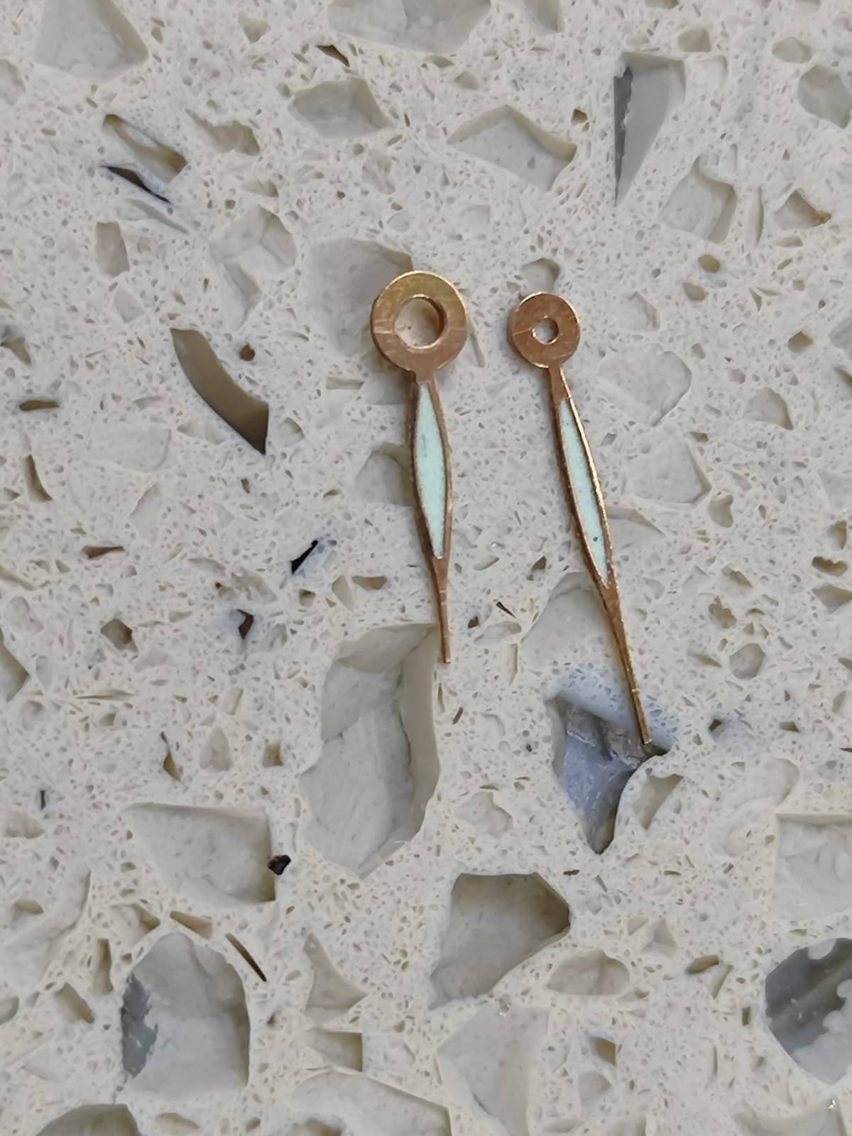 Original OMEGA Cal . 30 T2 265/266 /260 Part Set Hands 2hands NOS rare. .