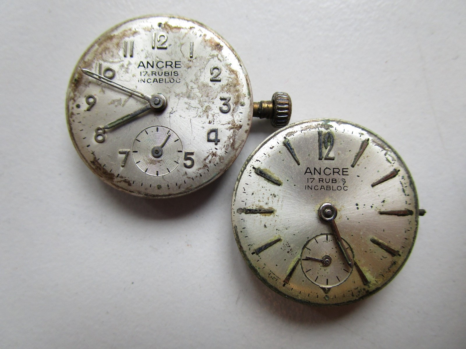 FE France Ebauche cal. 233-60 vintage watch movements – running